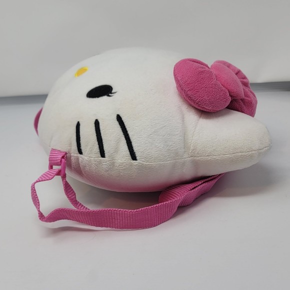 Hello Kitty Sanrio Plush Backpack Face 2012 y2k kawaii pink white - Picture 8 of 11